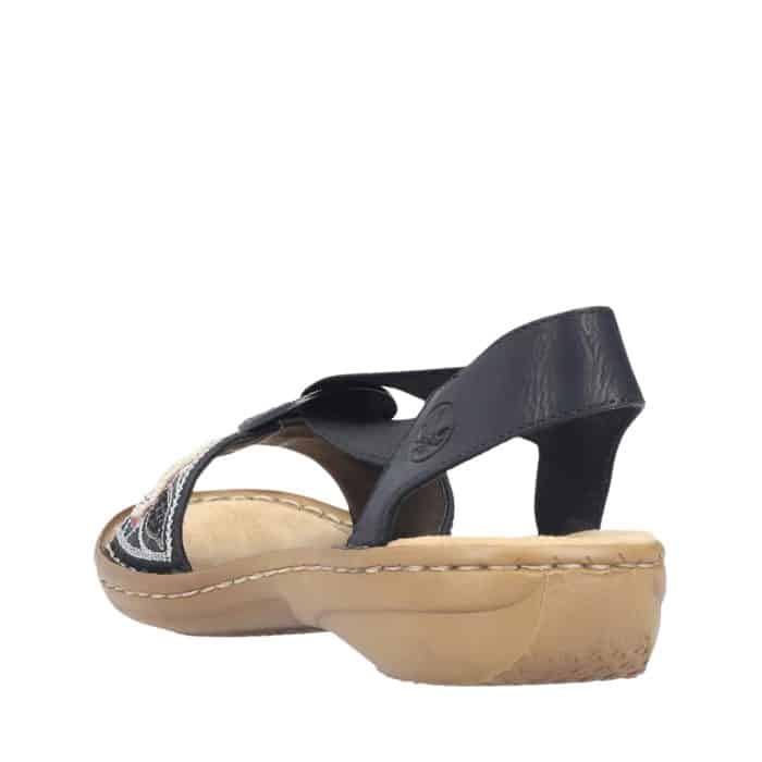 Rieker Sandal Dame 608B4-00