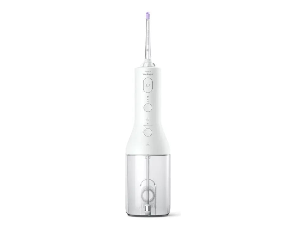 Philips Sonicare Power Flosser 3000 HX3826 - Mundskylning - trådløs - hvid