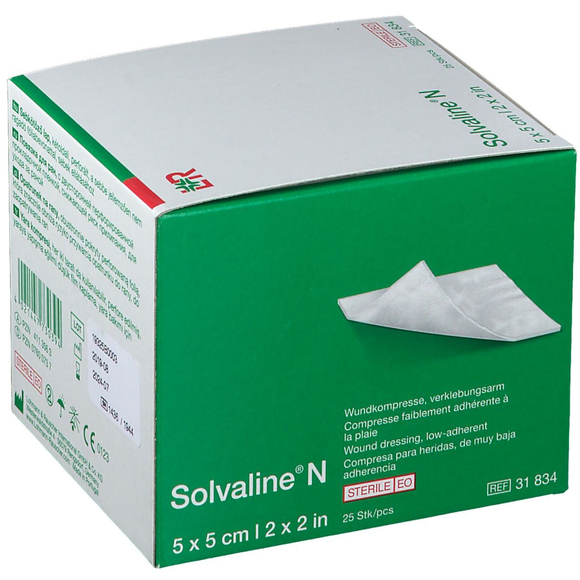 Solvaline® N Wundkompresse, verklebungsarm