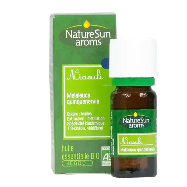 Óleo Essencial de Niaouli Orgânico NatureSun Aroms 10ml