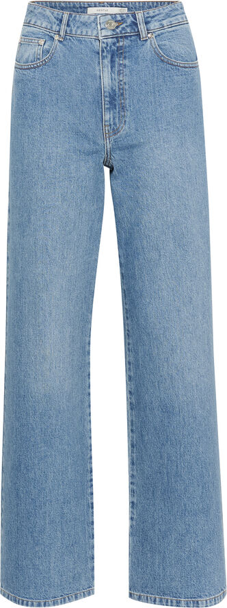 Gestuz ZolinaGZ HW wide jeans NOOS Washed mid blue
