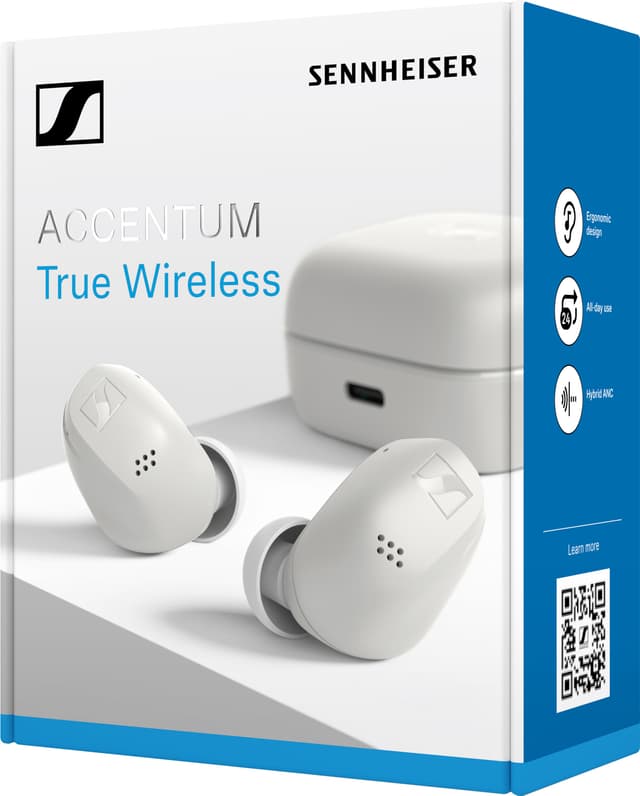 Sennheiser Accentum true wireless in-ear ørepropper (hvid)