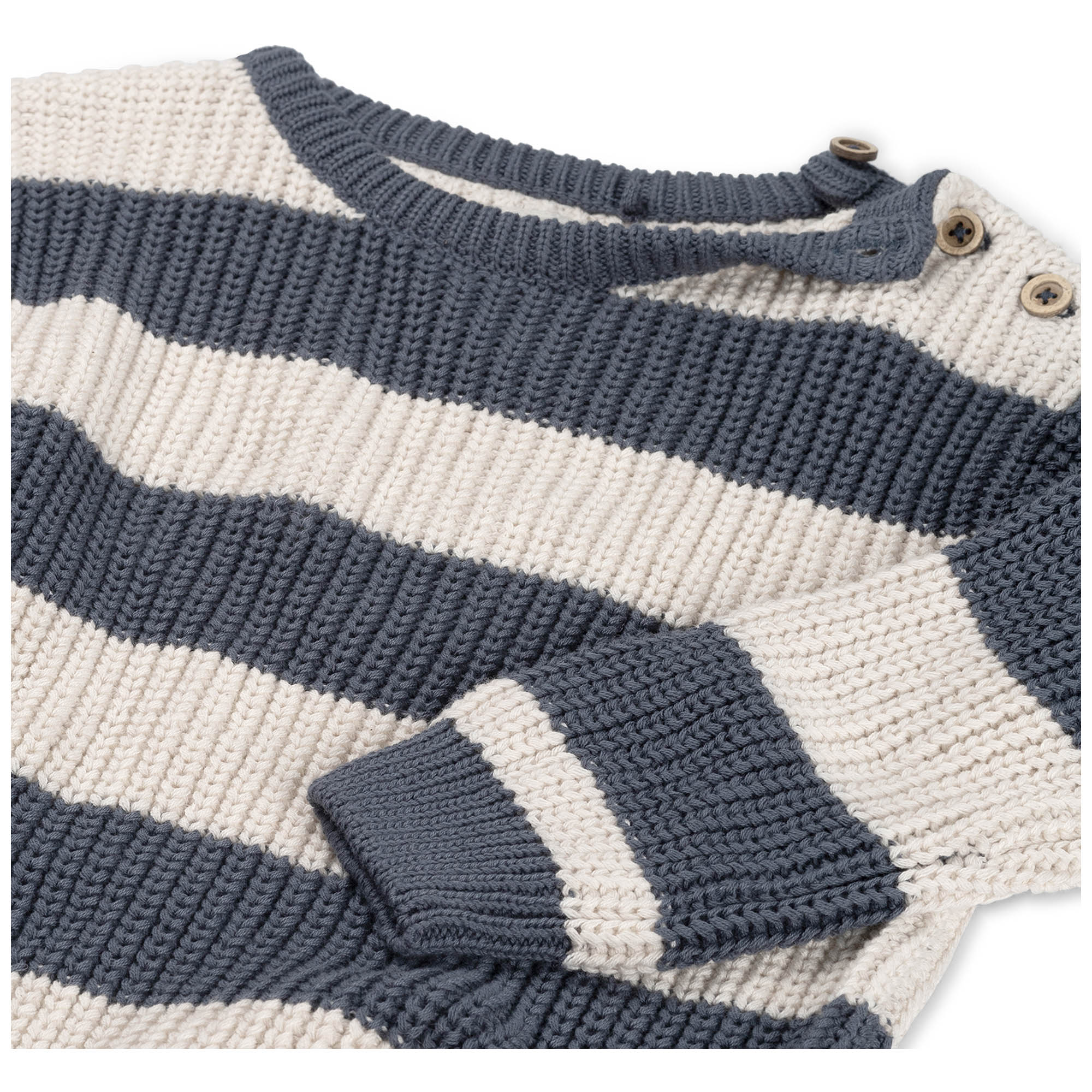 Sweet Petit baby trui Charlie lange mouwen strepen multi