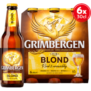 Grimbergen - Blond - Fles - 6 x 300ML