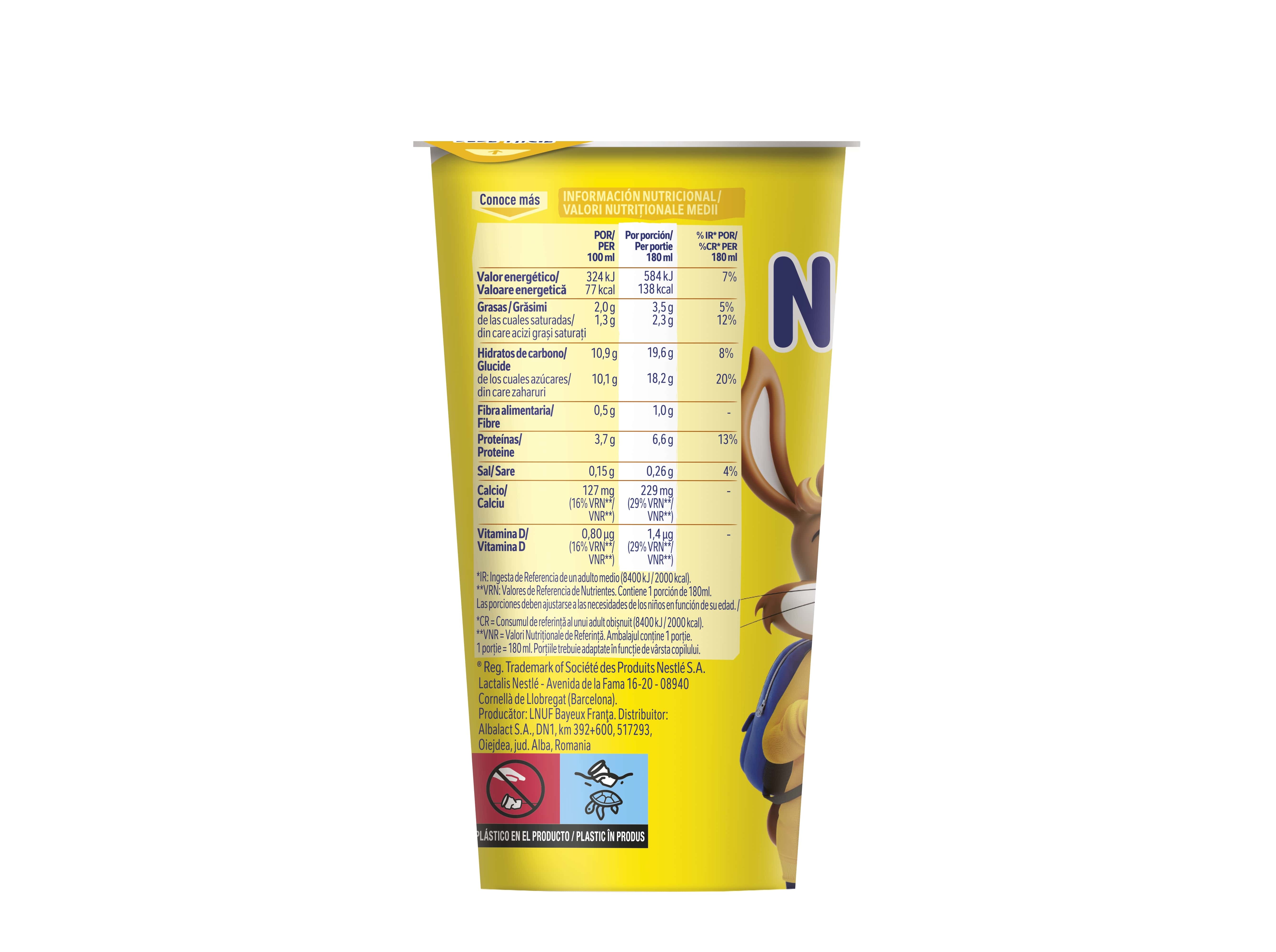 LEITE PASTEURIZADO NESTLÉ NESQUIK SHAKE 180ML