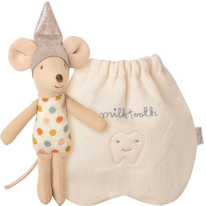 Spielfigur MAUS ZAHNFEE LITTLE FAIRY (10cm) in creme