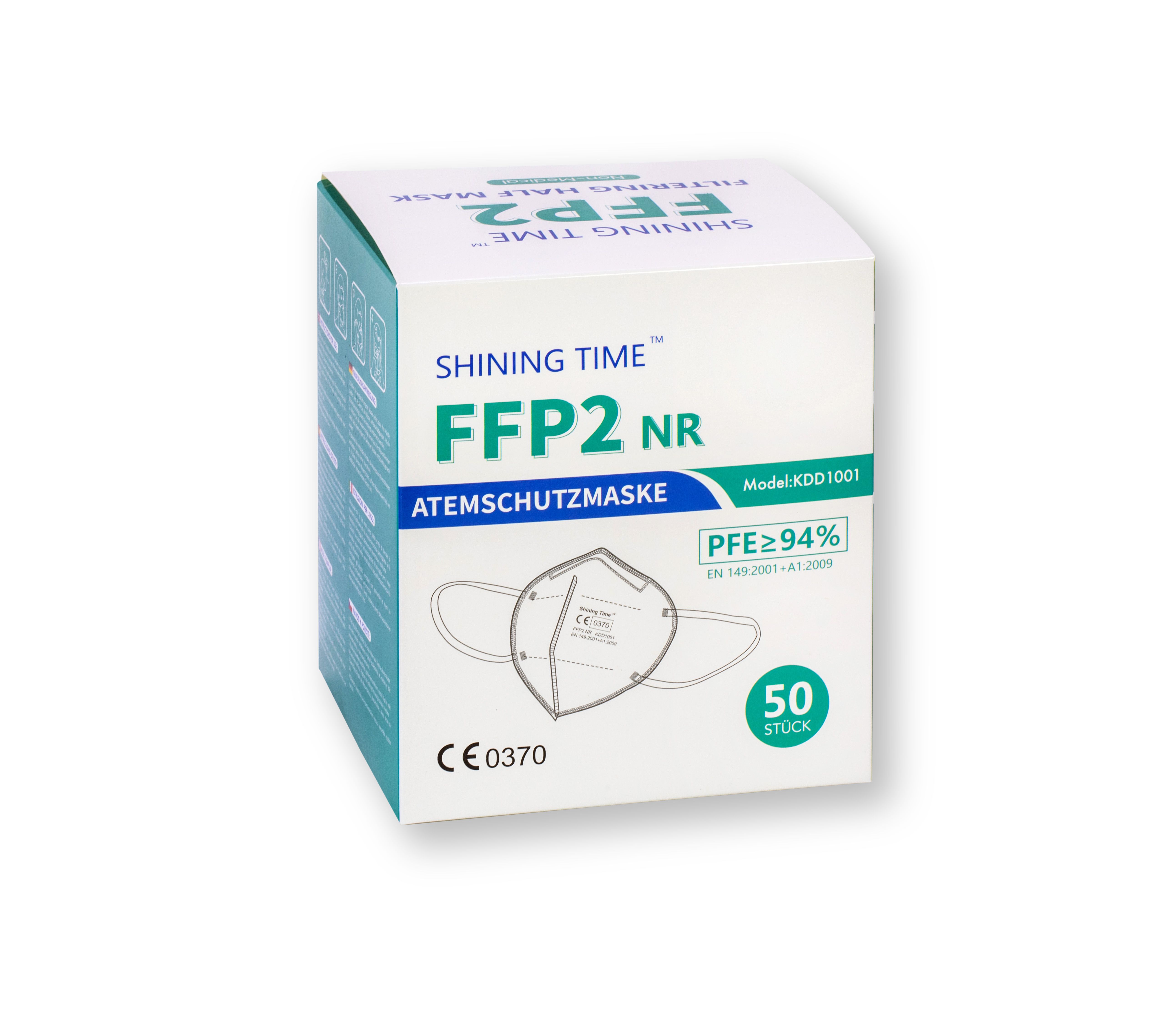 10 Stück FFP2 Maske Bunt, 16 verschiedene Farben