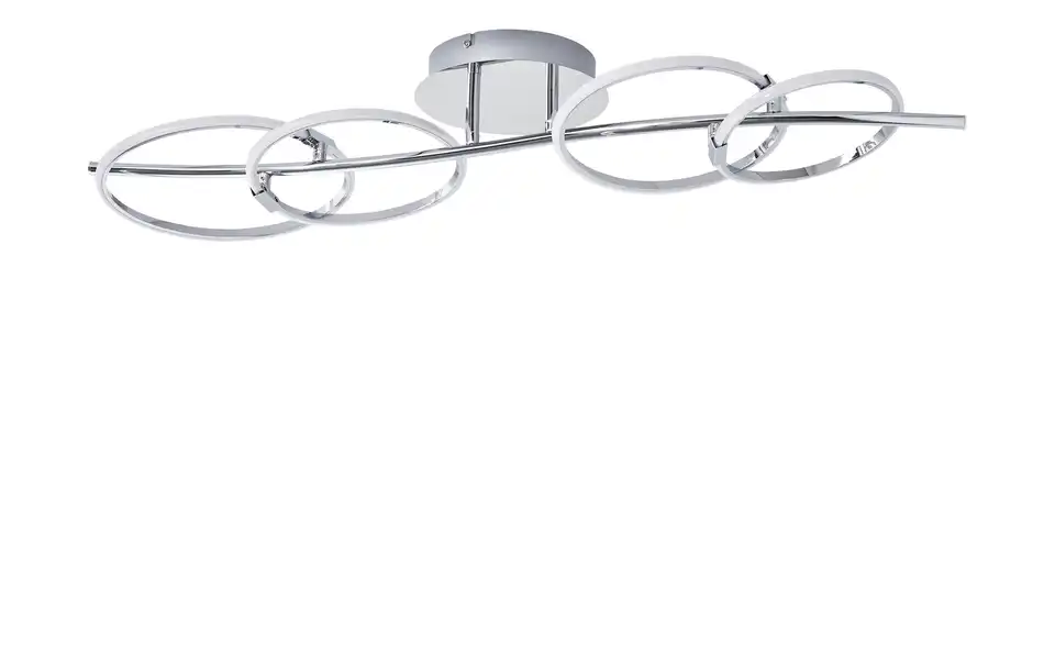 KHG LED-Deckenleuchte, chrom `4 Ringe´