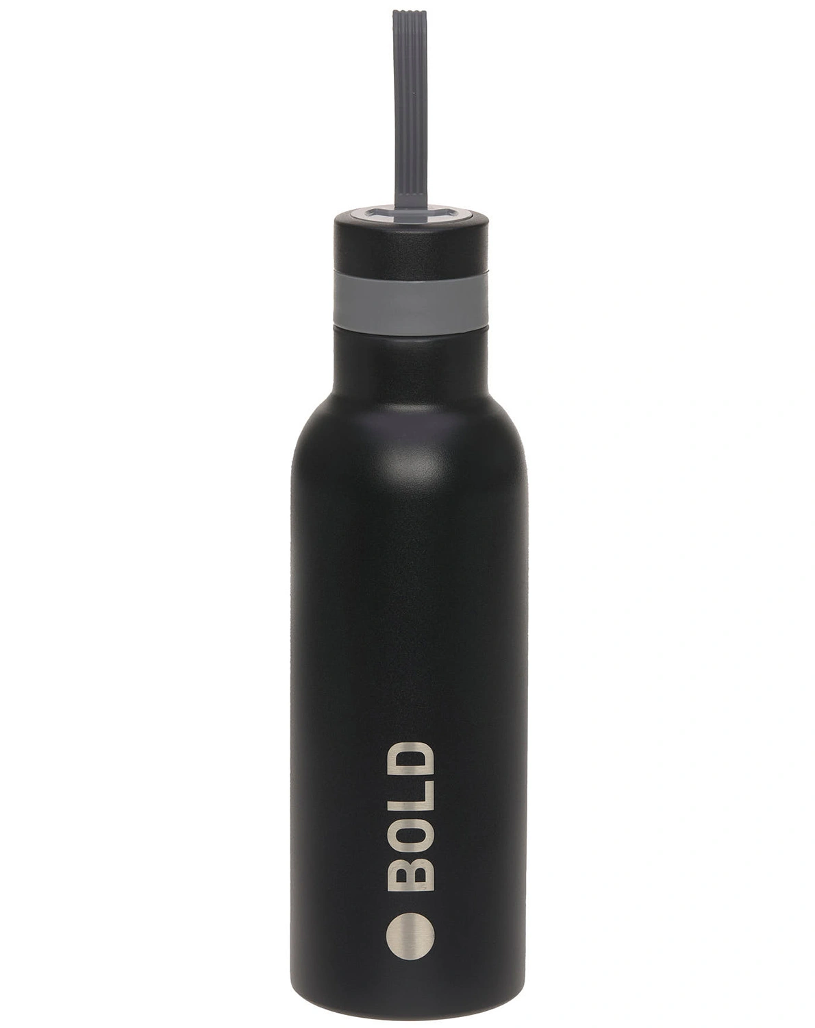 Edelstahl Trinkflasche BOLD (750ml) in black