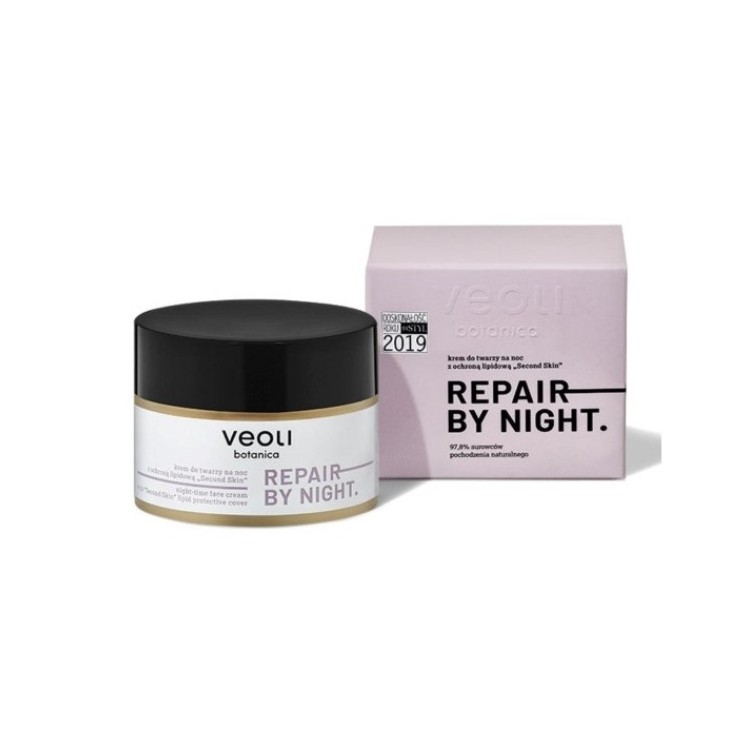 Veoli Botanica Reparatur bei Nacht. feuchtigkeitsspendende Nachtgesichtscreme 50 ml