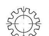 TOOLCRAFT 138320 Tandskive Indvendig diameter: 6.4 mm DIN 6797 Fjederstål 500 stk