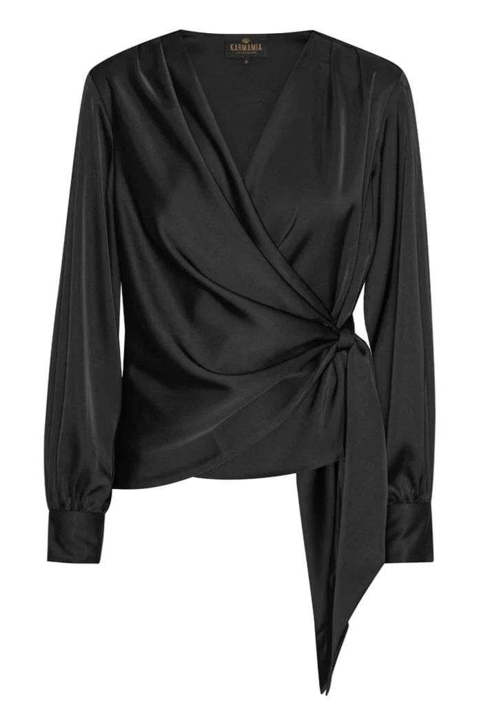 Karmamia Ines Blouse semi rich black