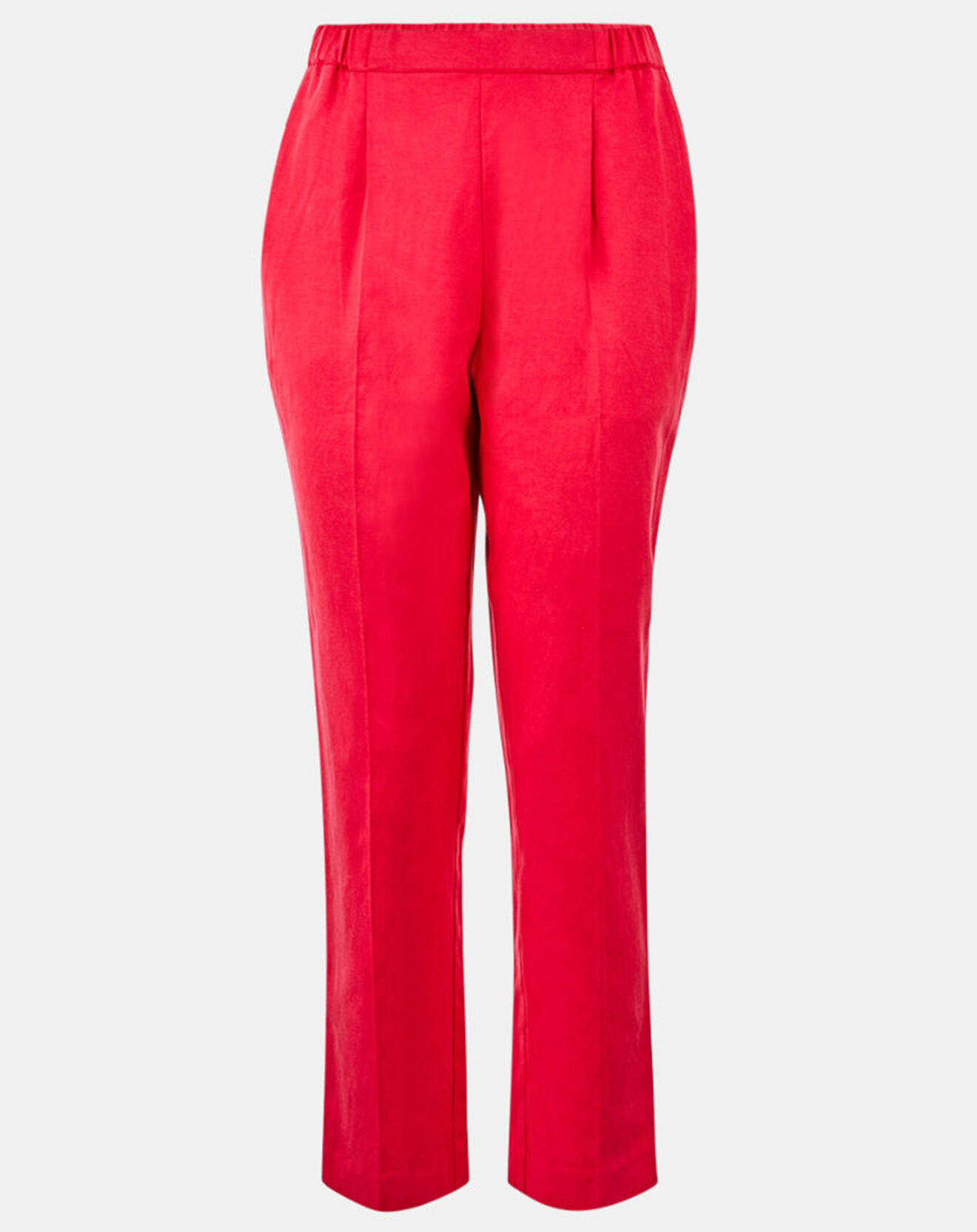 Galeries Lafayette Pantalon carotte Pink rose