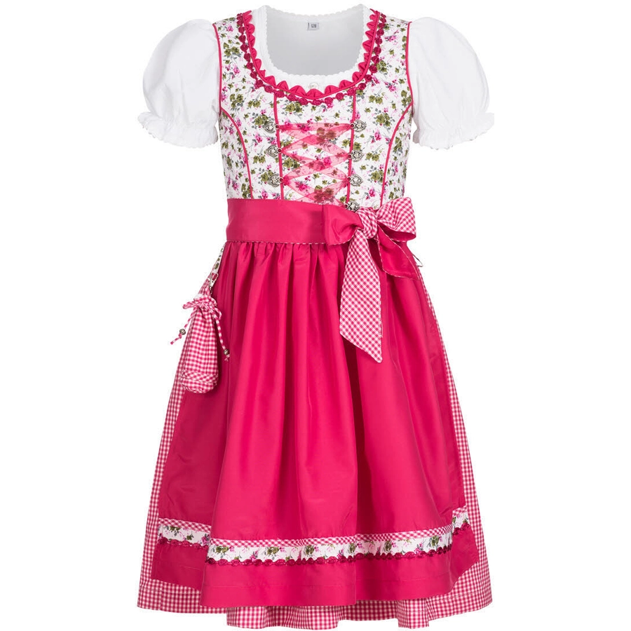 Nübler Kinderdirndl 3-teilig Natalie Weiß