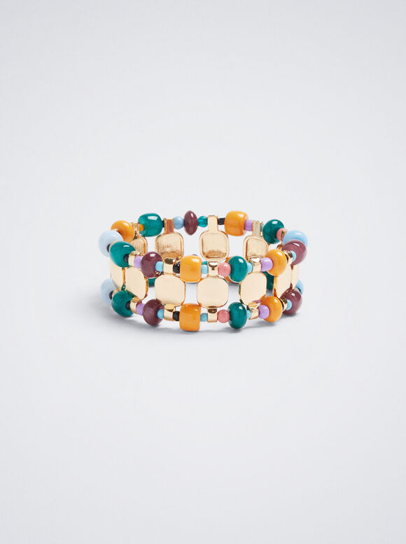 Pulseira elástica multicolorida - Multicolorida