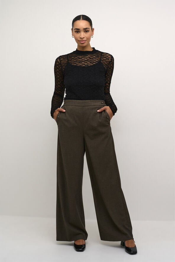 Kaffe KAjolia LS Blouse Black deep