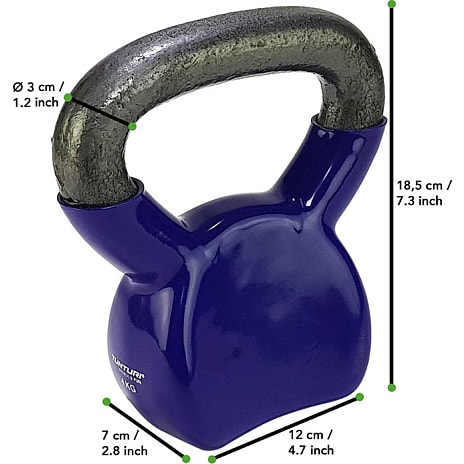 Tunturi Vinyl Kettlebell 4 kg
