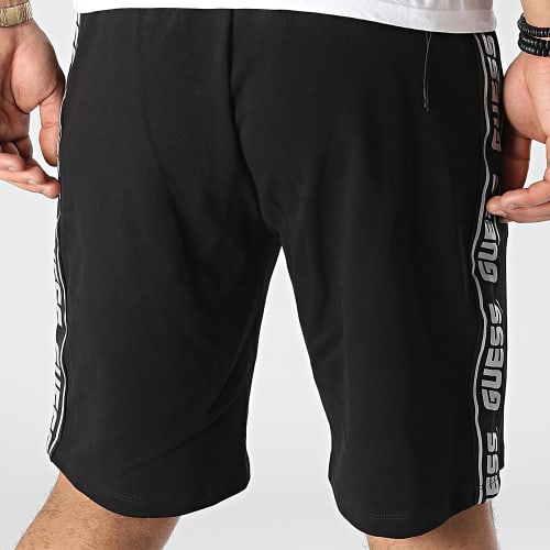 Short Jogging A Bandes Z2YD02-K6ZS1 Noir