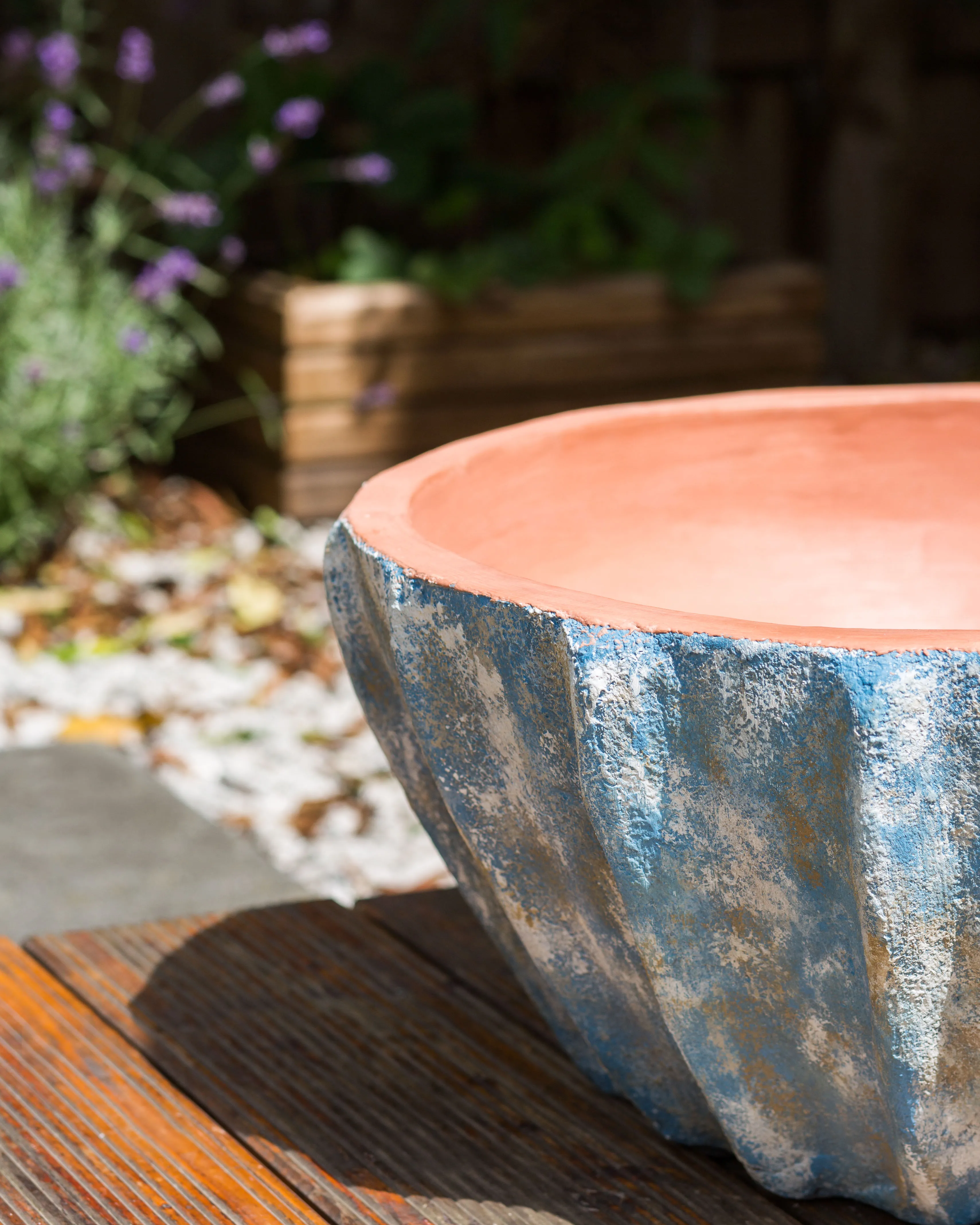 Bloempot OSTRYA 51 cm Blauw