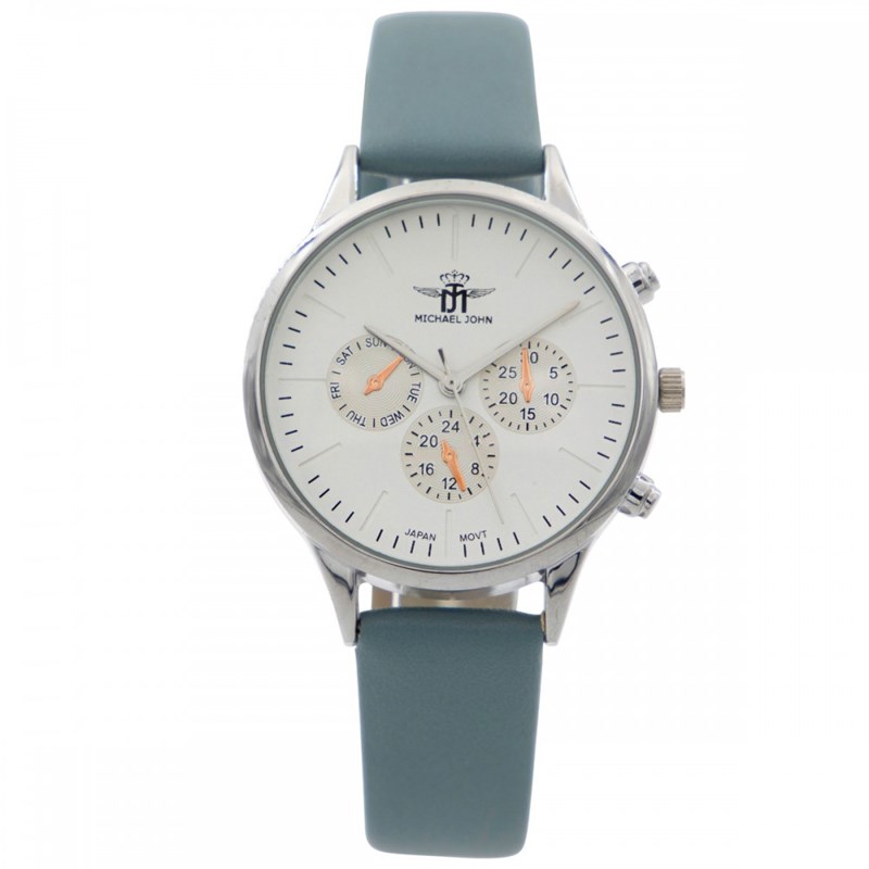 Montre Femme M. JOHN bracelet Cuir Bleu