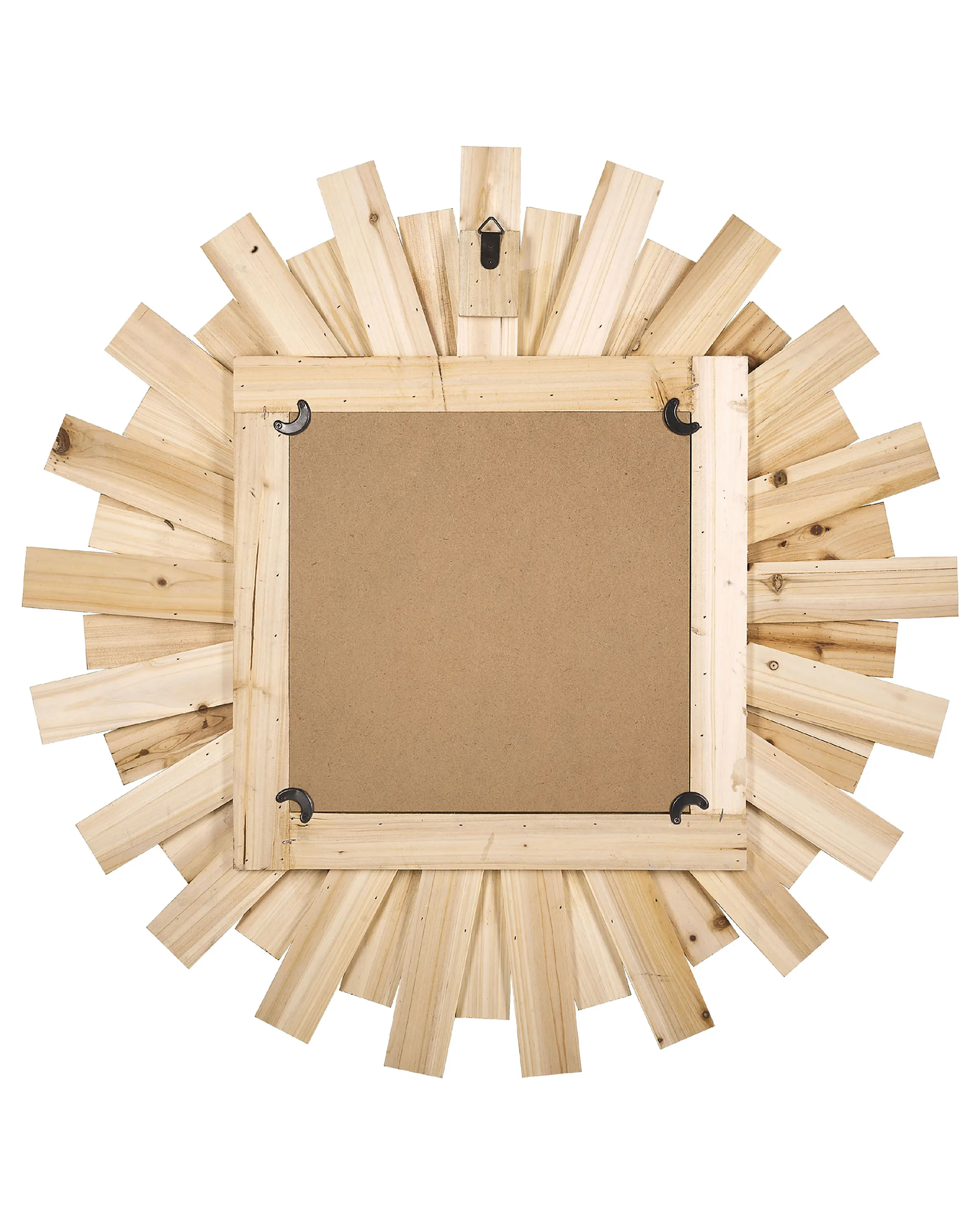 Wandspiegel TAMPICO 75 cm 75 cm Dennenhout Meerkleurig