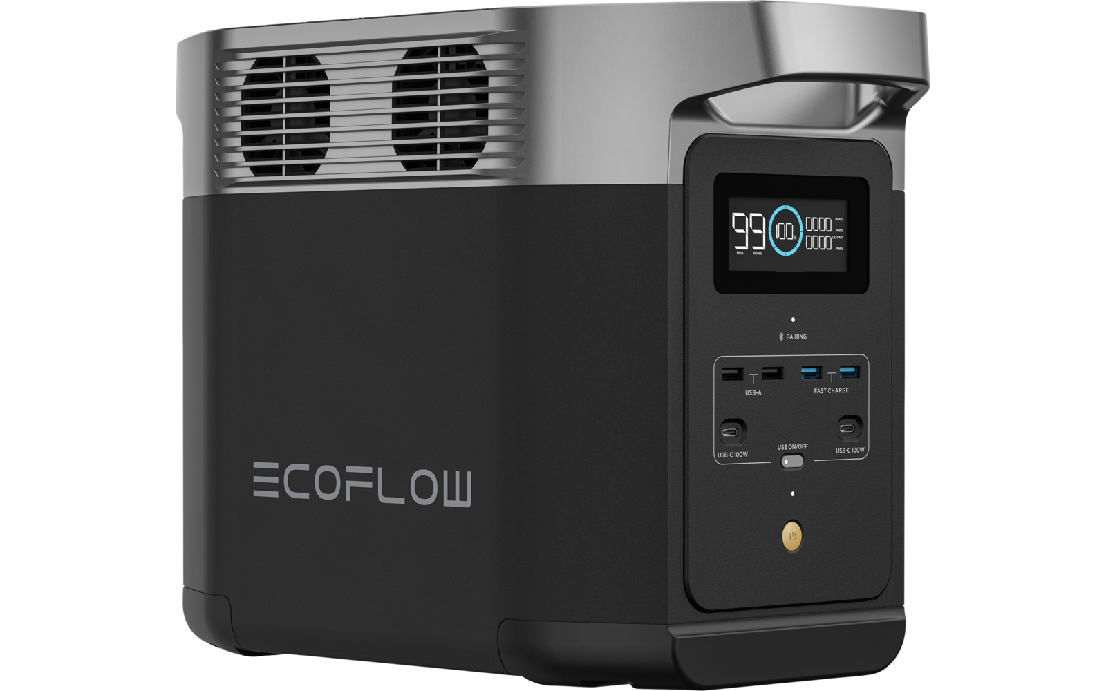 EcoFlow Delta 2 Tragbare Powerstation 1 kWh 1.800 W
