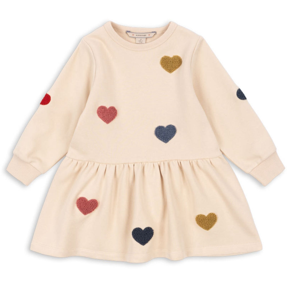 Køb Konges Sløjd Multi Heart Lou Terry Sweat Kjole Ocs