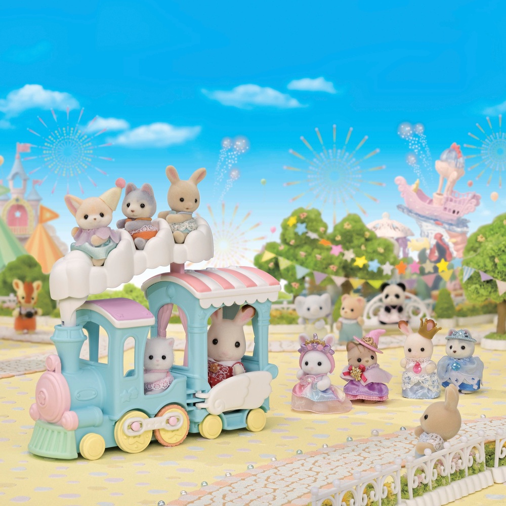 Sylvanian Families Schwebende Wolken-Regenbogenzug