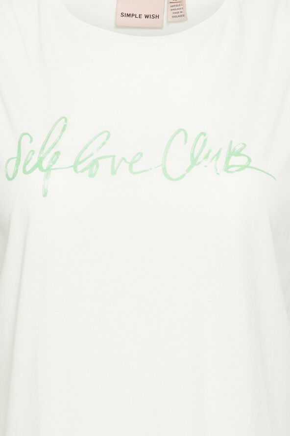 Simple Wish SWMATI TEE 1 Blanc de blanc front print