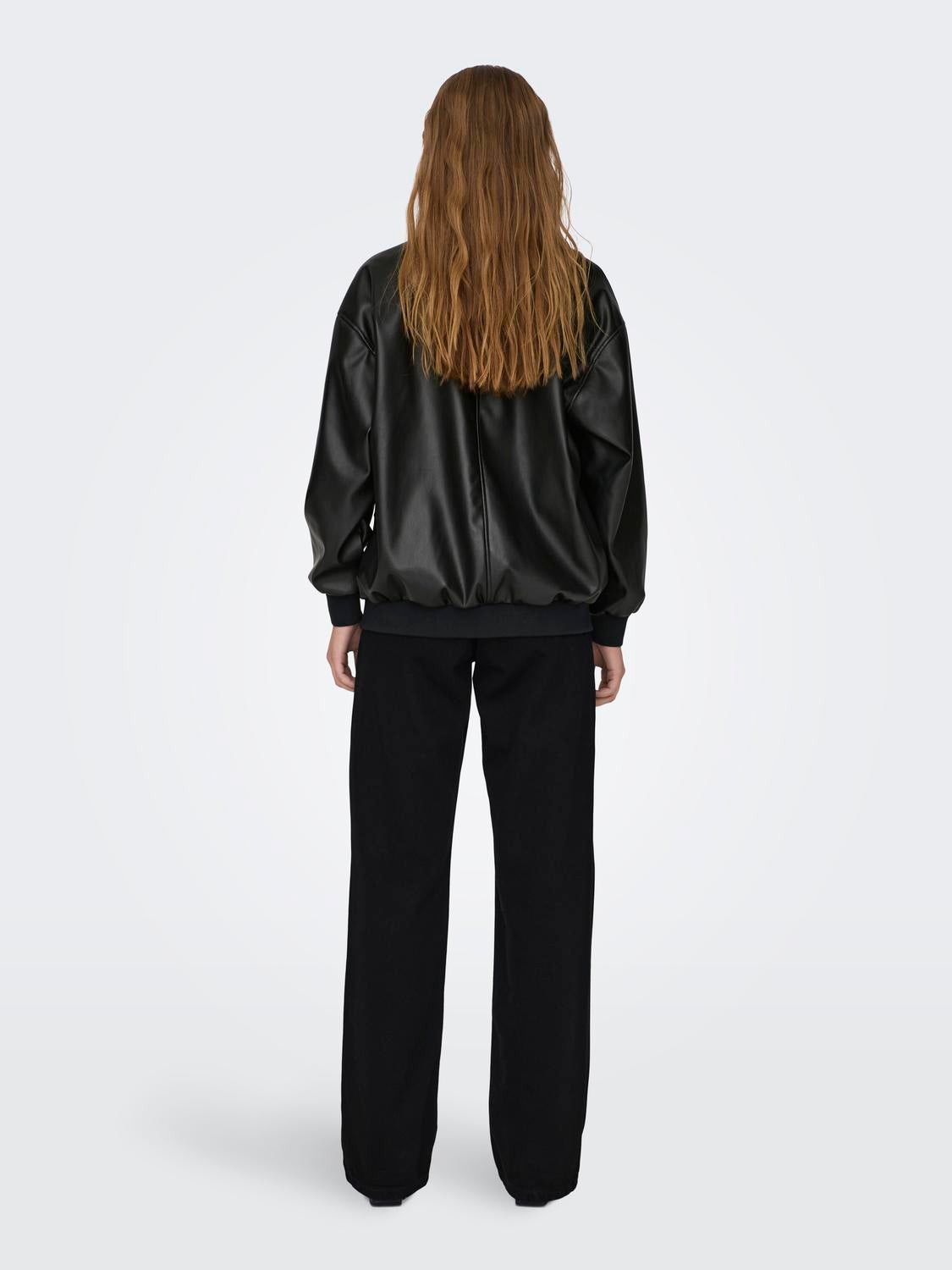ONLINA Kunstlederjacke Black