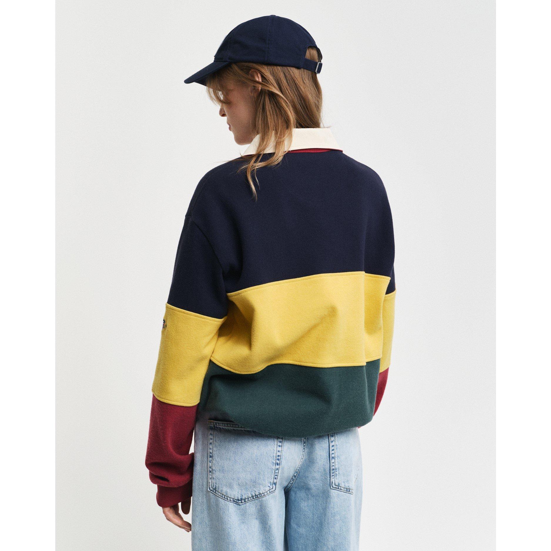 Gant SWEAT COLOR BLOCK HEAVY RUGGER EVEN
