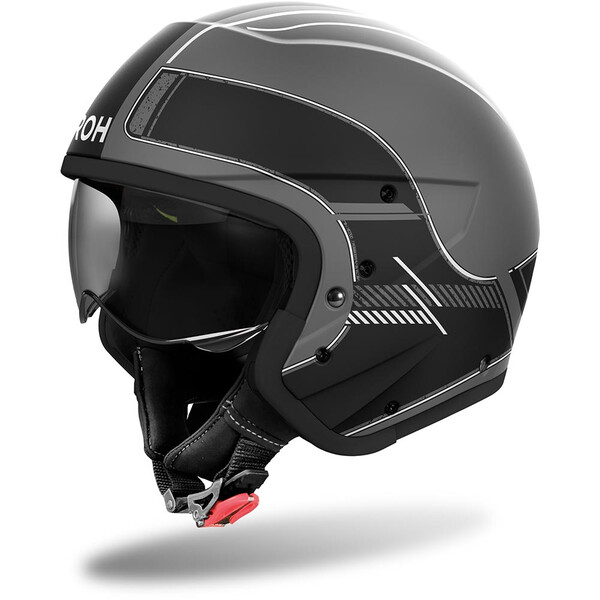 Airoh - Casque J 110 Raster Noir / Gris / Mat