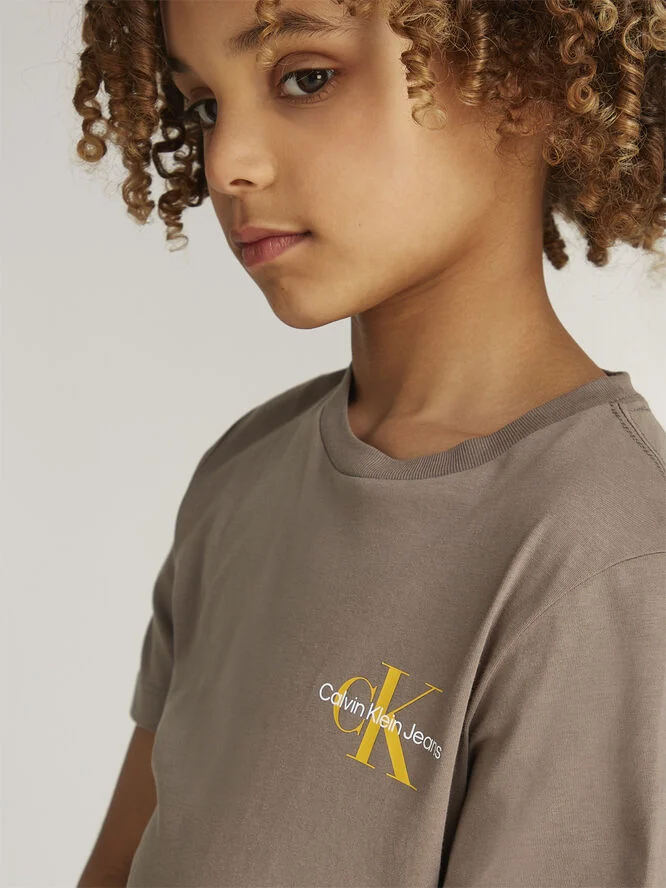 Calvin Klein CHEST MONOLOGO SS T-SHIRT Falcon