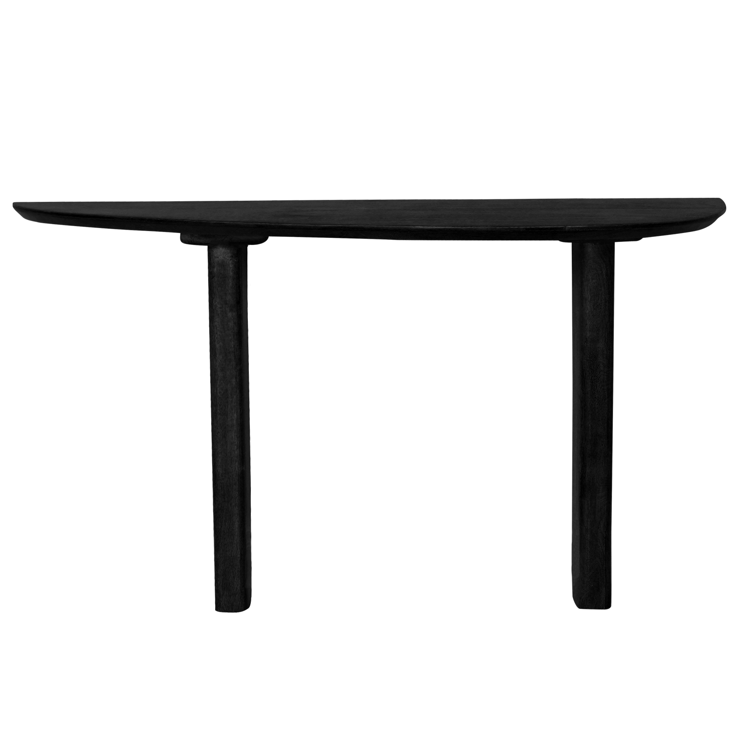 Sidetable Rhys 135 x 40 cm - Zwart Mangohout