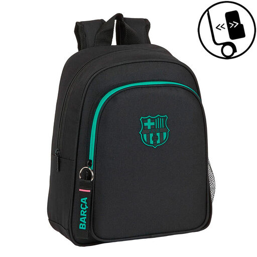 Mochila Safta M006, preta, tamanho médio, unissex, infantil.