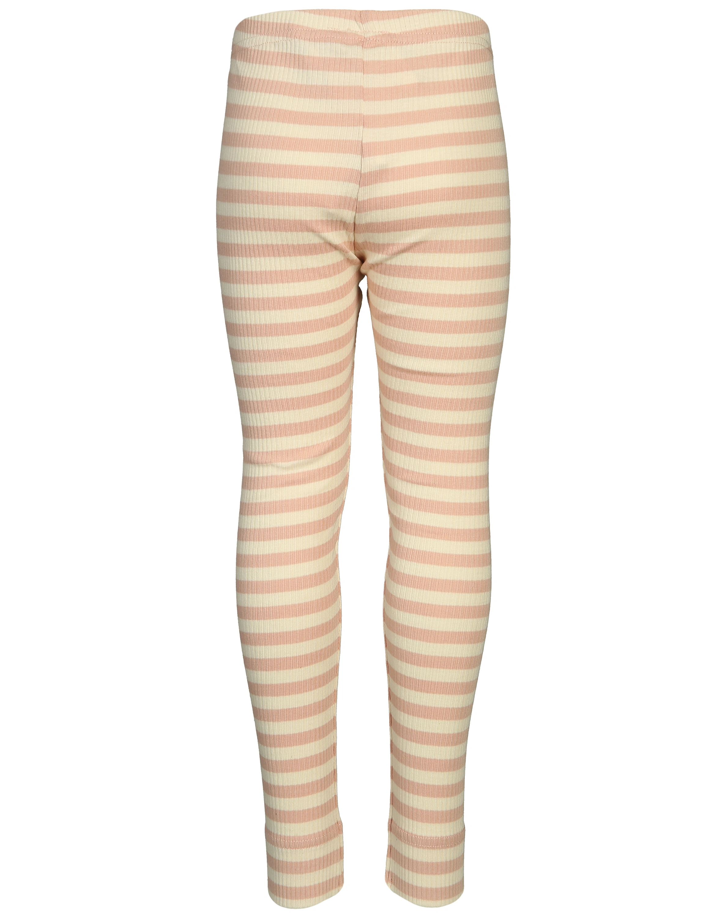 Leggings RIB STRIPE in rose/offwhite