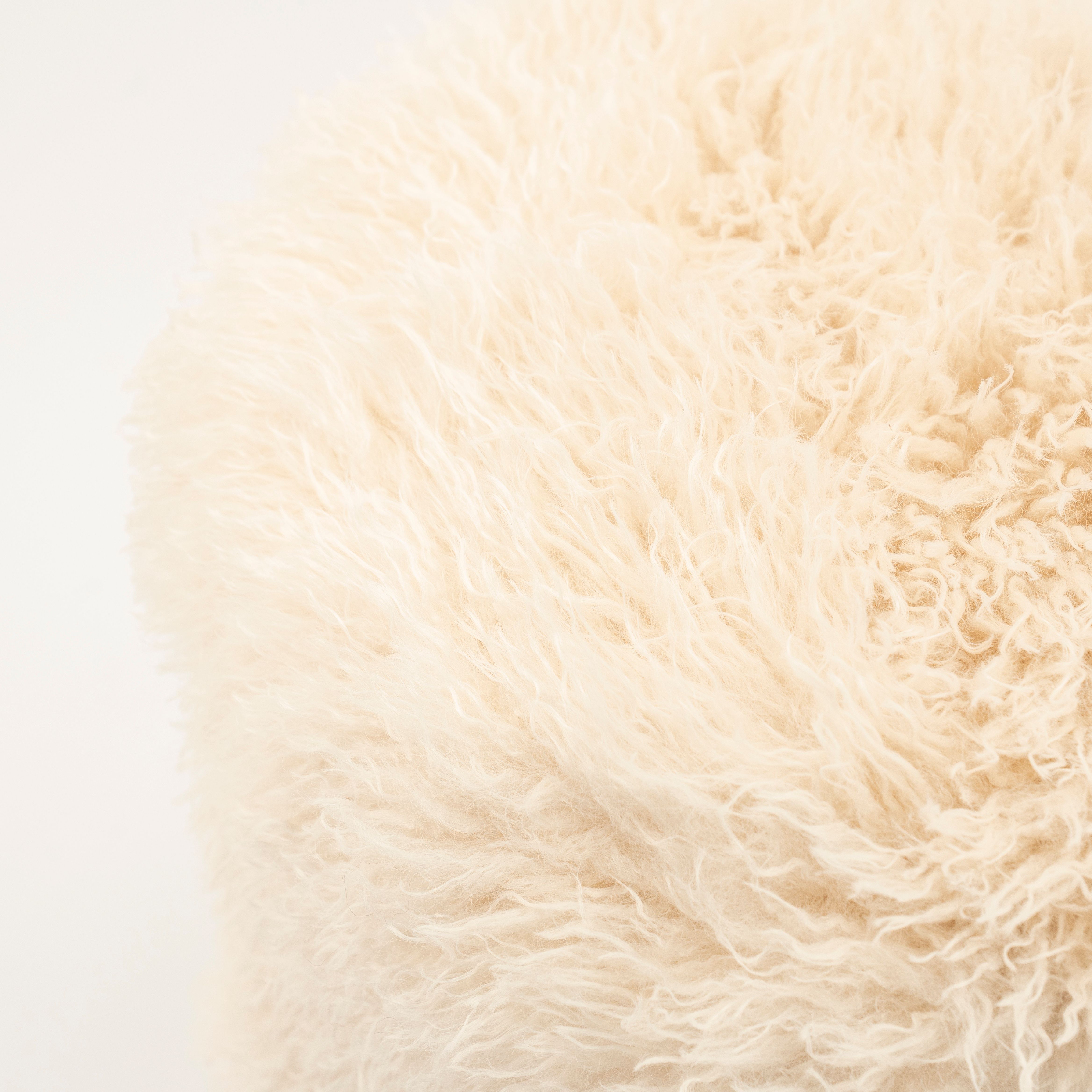 Poef Beige 250237 Doodly ⌀40  x H43 cm