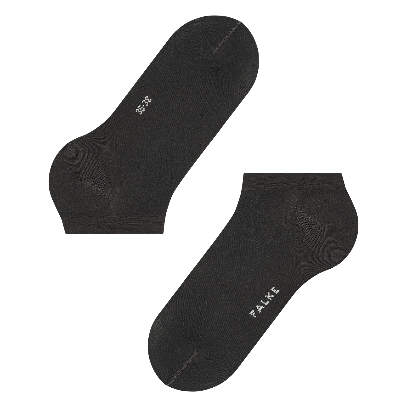 FINE FTNESS SN - Socquettes avec élastique et talon contrastés | Noir