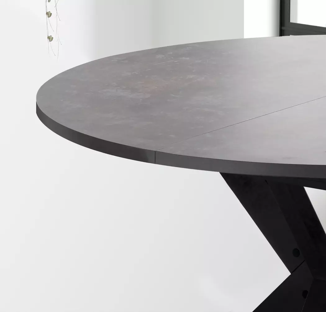 Esstisch mit Auszug Big System Ø 130/ 170 cm