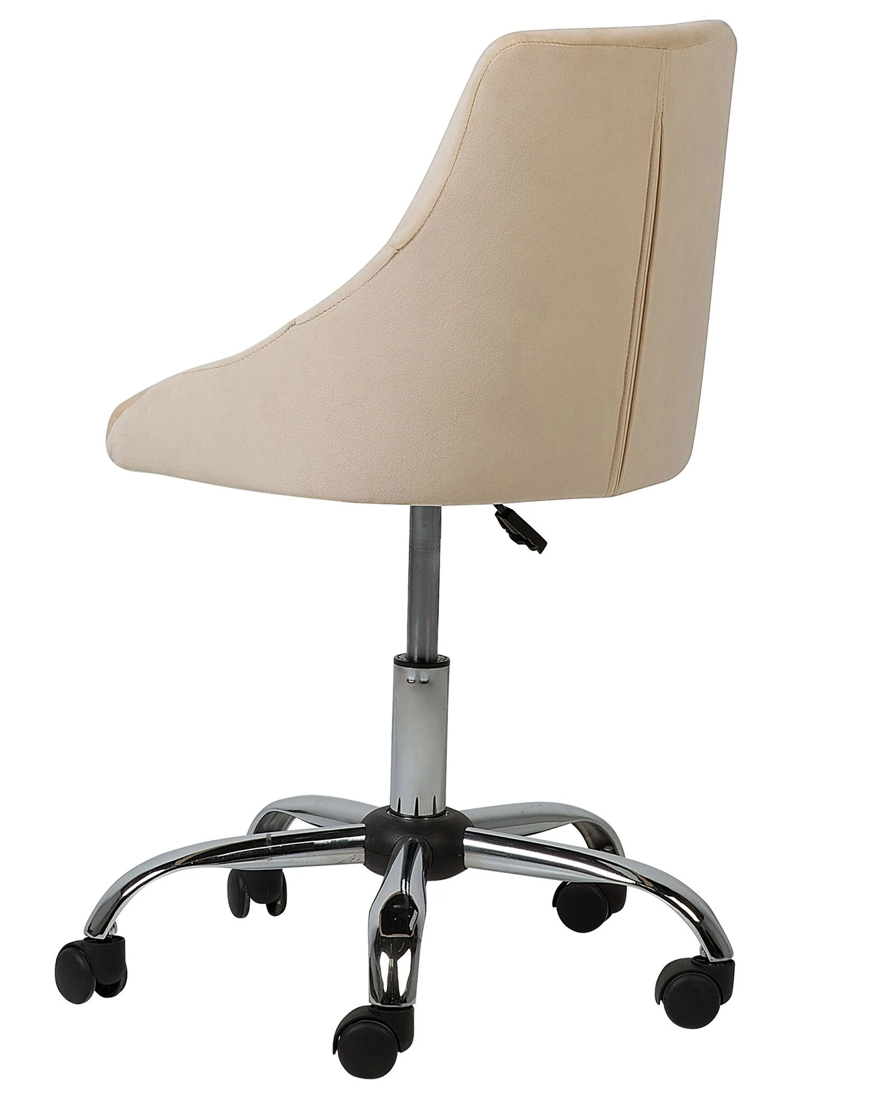 Bureaustoel PARRISH Fluweel Beige