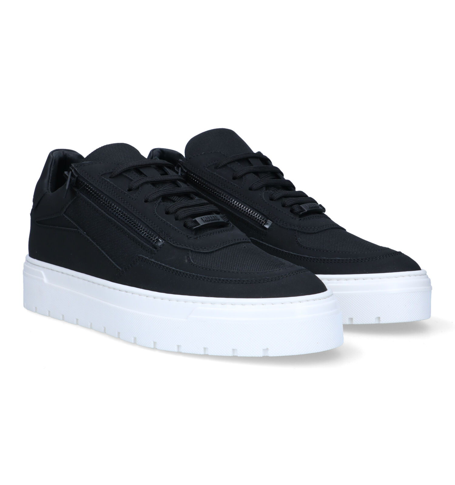 Veterschoenen zwart