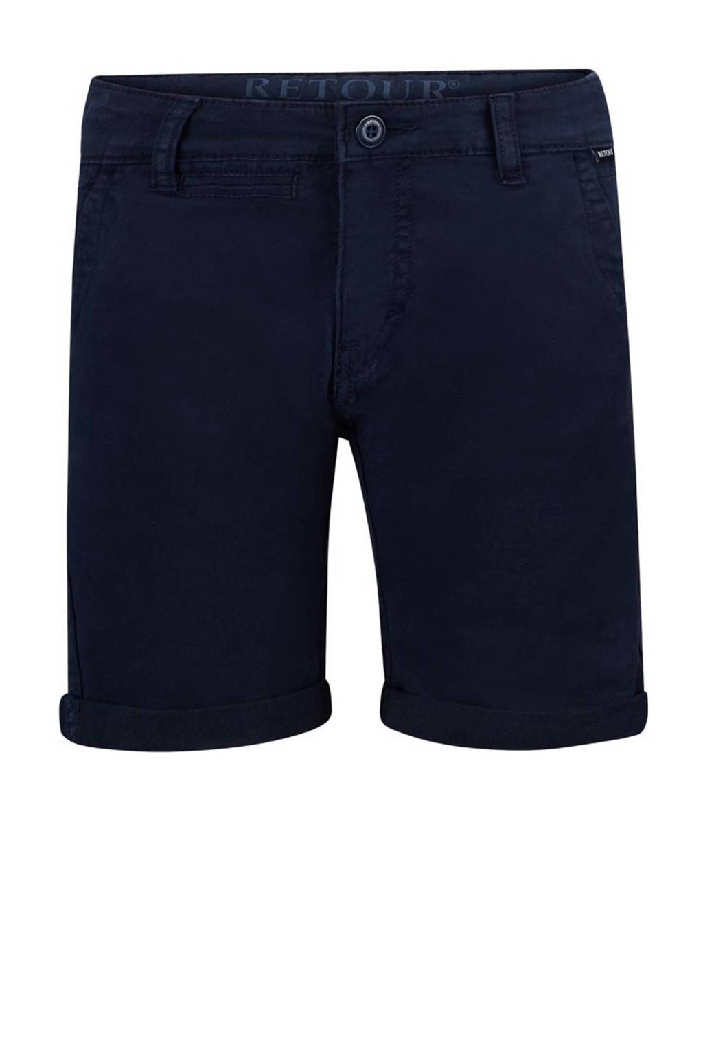 Retour Jeans bermuda Freek donkerblauw