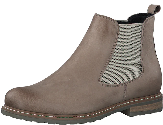 Tamaris Chelseaboots  , Blockabsatz, Stiefelette, Businesschuh, Schlupfboots, Anziehlasche