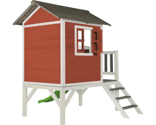 Paalwoning Sunny Lodge XL hout Scandinavisch rood