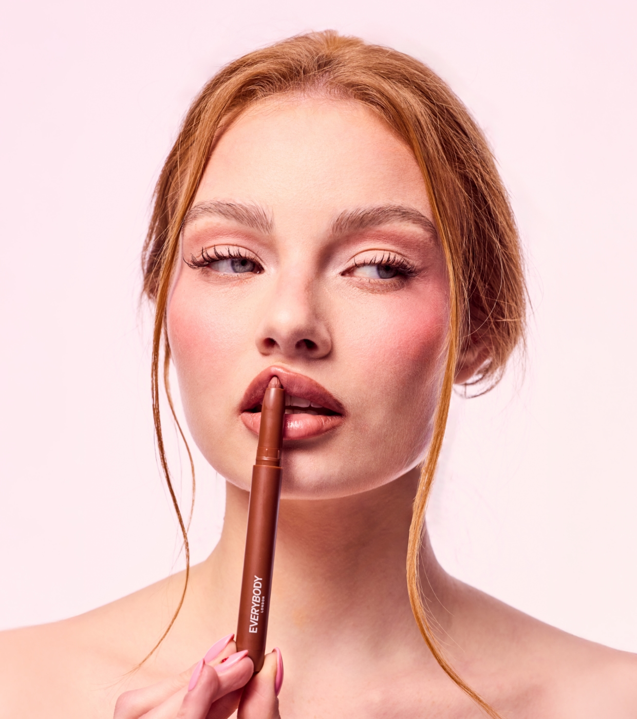 Everybody London - *Fluff Collection* - Batom e Lápis de Contorno Labial - Pink Taupe