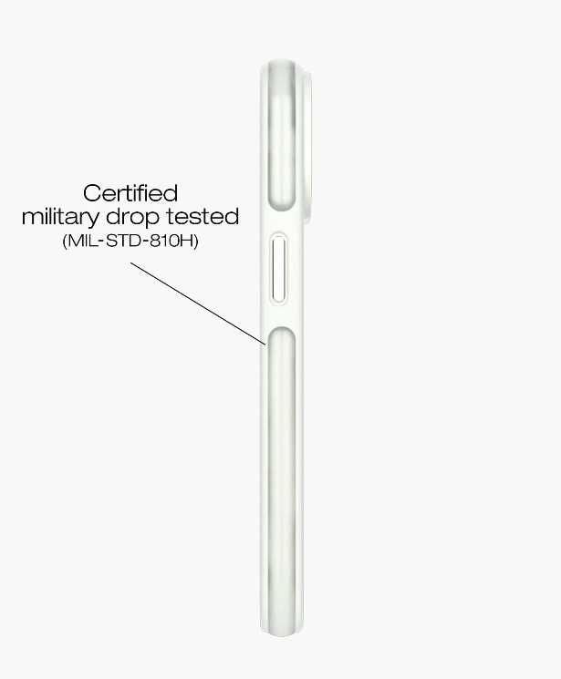 iPhone 16e / 15 MagSafe Hardcase Hülle Bumper Case Recycled (IDBPCMS-I2361-517) - Cloudy White
