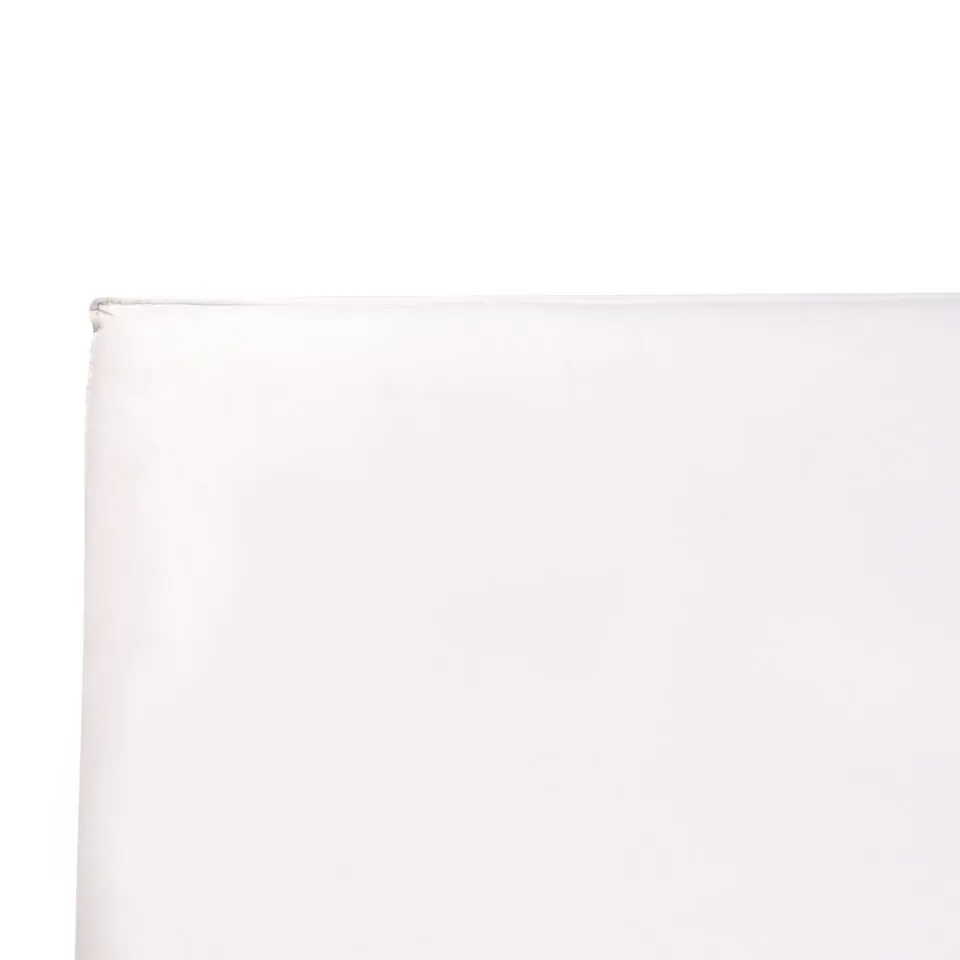 LAVAUR - Tweeperoonsbed - Off-white - 160 x 200 cm - Fluweel