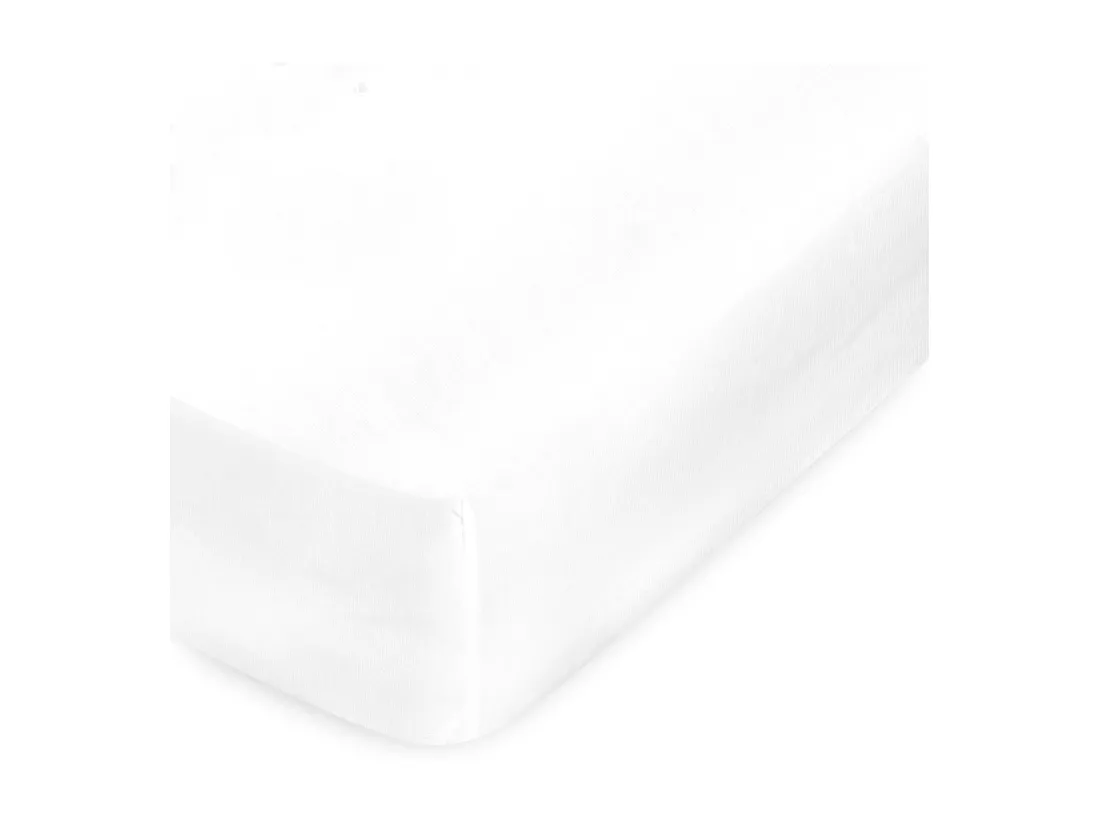 Protège matelas imperméable 80x220 cm bonnet 23cm ARNON molleton coton contrecollé polyuréthane