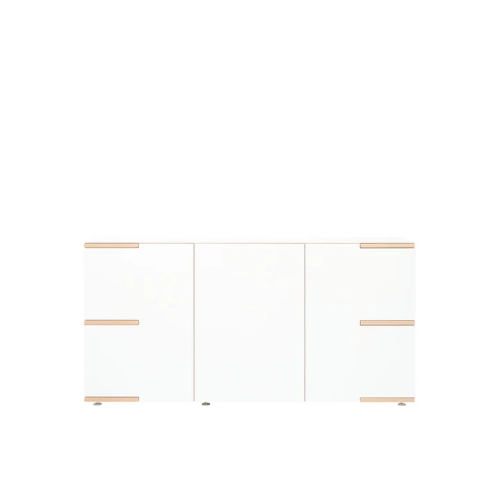 Tojo - stau Sideboard low, 150 x 75 cm, weiss