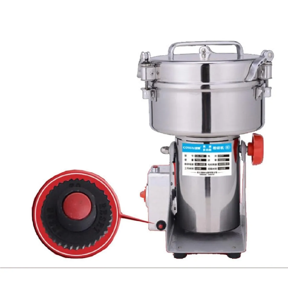 Universal Moulin électrique multifonctionnel de 1000g - Argent
